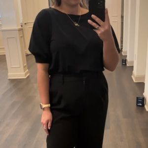 H&M black blouse
